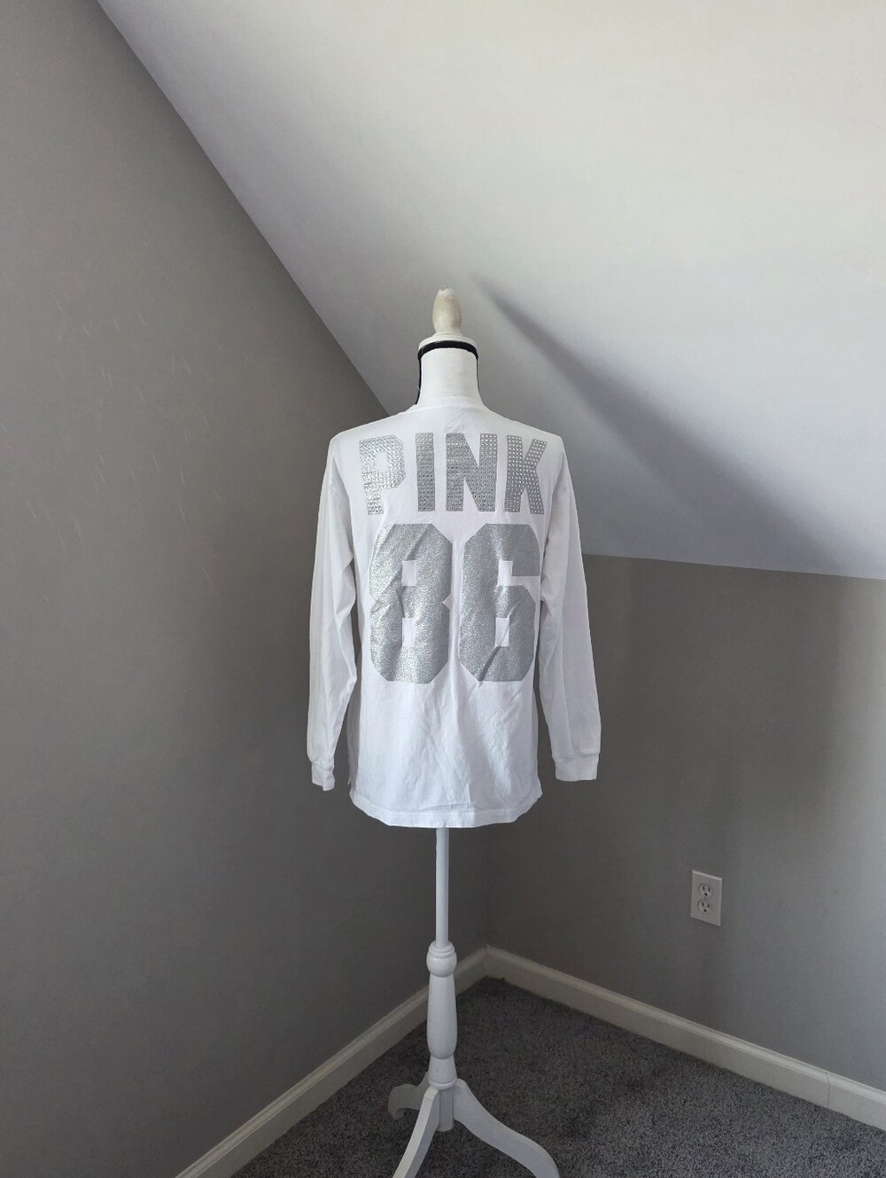 Pink Victoria's Secret Bling Long Sleeve Shirt